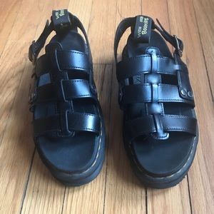 Dr. Martens Terry Leather Strap Sandals